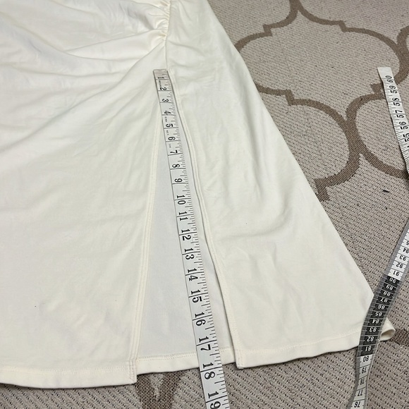 Artizia wildfred vespa skirt ruched midi skirt with a thigh slit - Picture 6 of 9